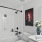 a bathroom with a shower toilet sink and mirror