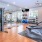 a gym with exercise equipment
