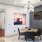a dining room with a table and chairs
